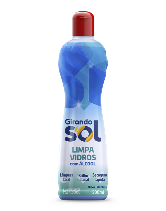 Embalagem Limpa Vidros com Álcool