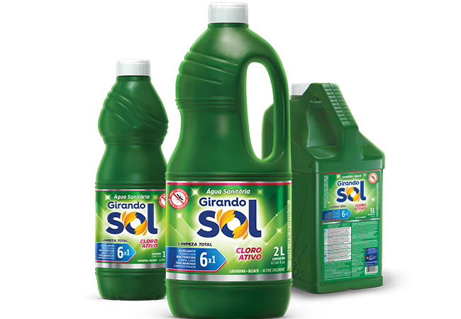 Linha de Água Sanitária Girando Sol