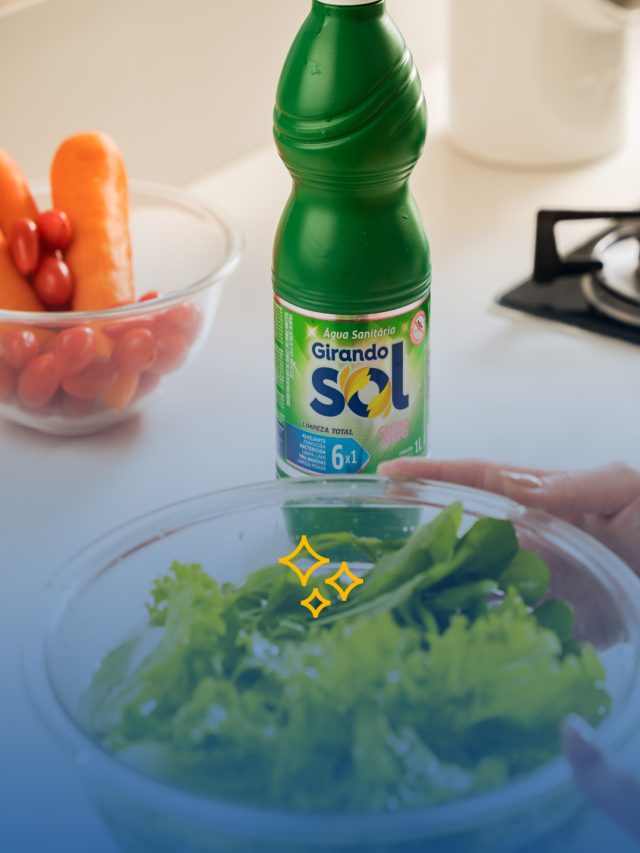 Como higienizar alimentos com água sanitária