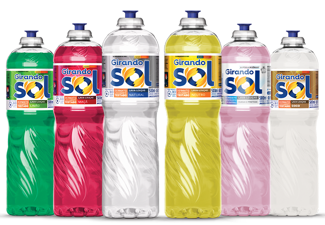 Linha de Detergente – Lava Louças Girando Sol
