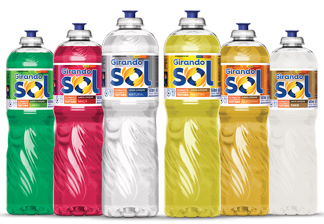 Linha de Detergente – Lava Louças Girando Sol