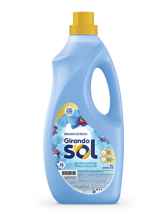 Embalagem Amaciante de Roupas Diluído