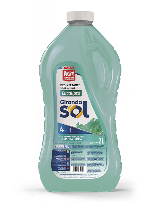 Embalagem Desinfetante Eucalipto
