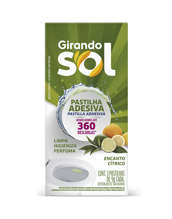 Embalagem Linha Toilet Pastilha Adesiva
