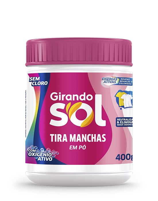 Embalagem Tira Manchas sem Cloro Tira Manchas sem Cloro em Pó