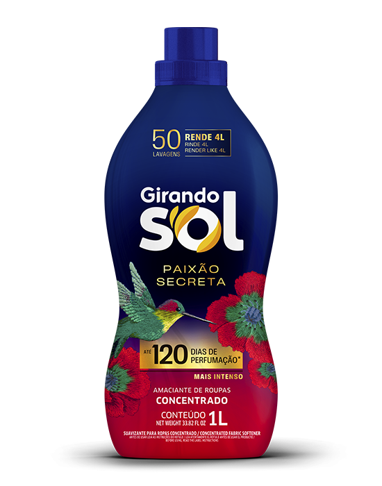 Embalagem Amaciante Concentrado Paixão Secreta