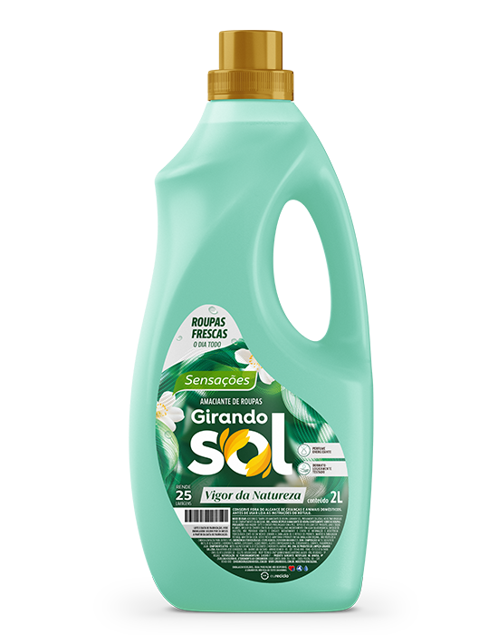 Embalagem Amaciante Diluído Vigor da Natureza