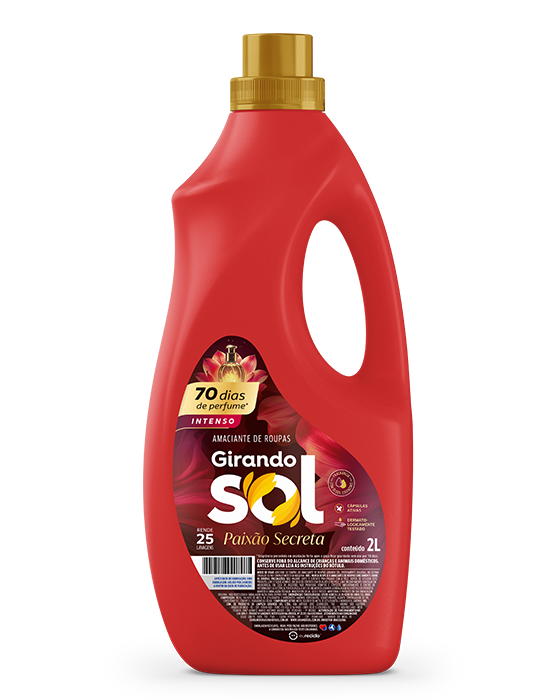 Embalagem Amaciante Diluído Paixão Secreta