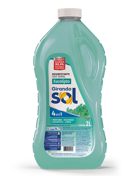 Embalagem Desinfetante Eucalipto