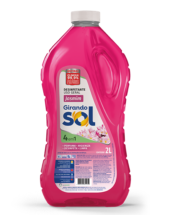 Embalagem Desinfetante Jasmim