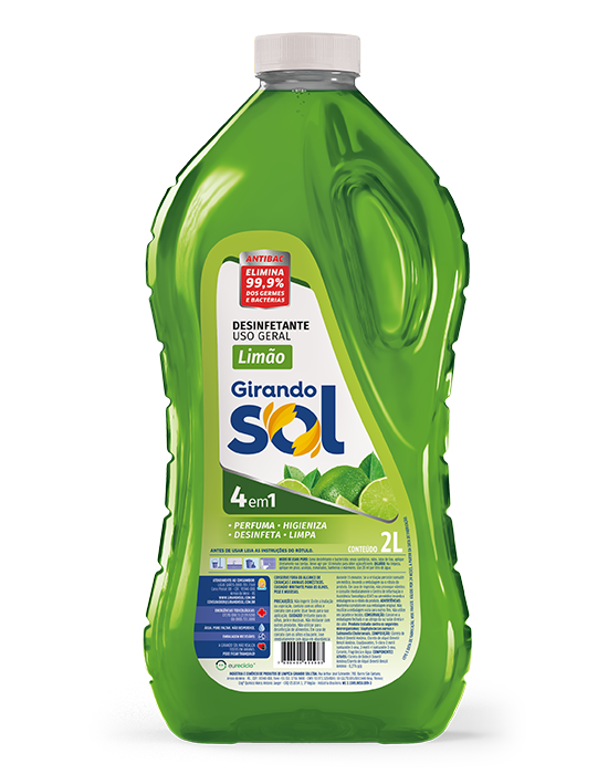 Embalagem Desinfetante Limão