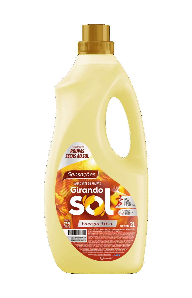 Amaciante Diluído Girando Sol Energia Ativa Amaciante Diluído Girando Sol Energia Ativa