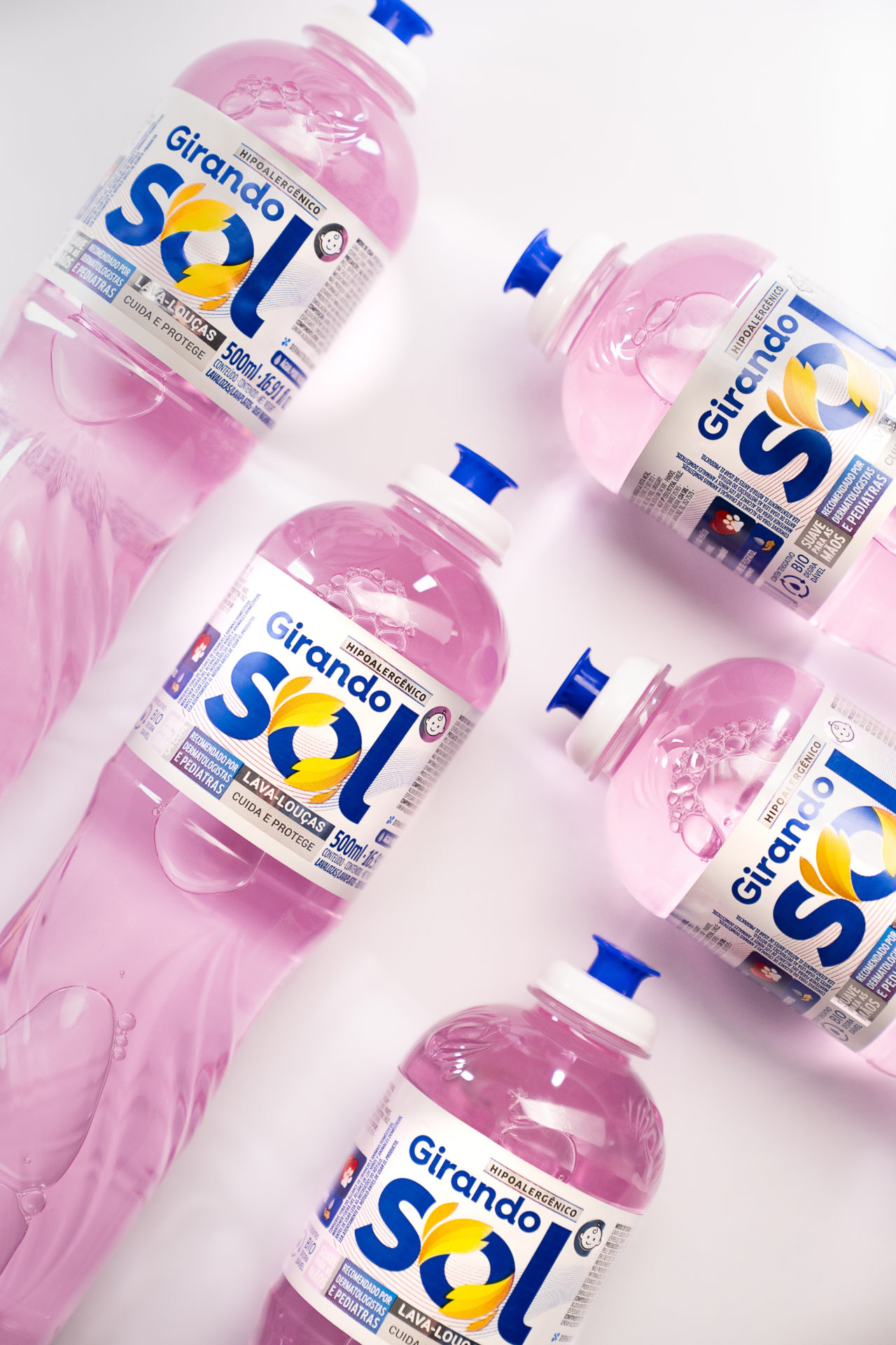 Lava-Louças Hipoalergênico Girando Sol: cuidado que protege