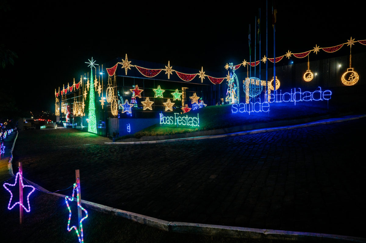 Natal Iluminado Girando Sol 