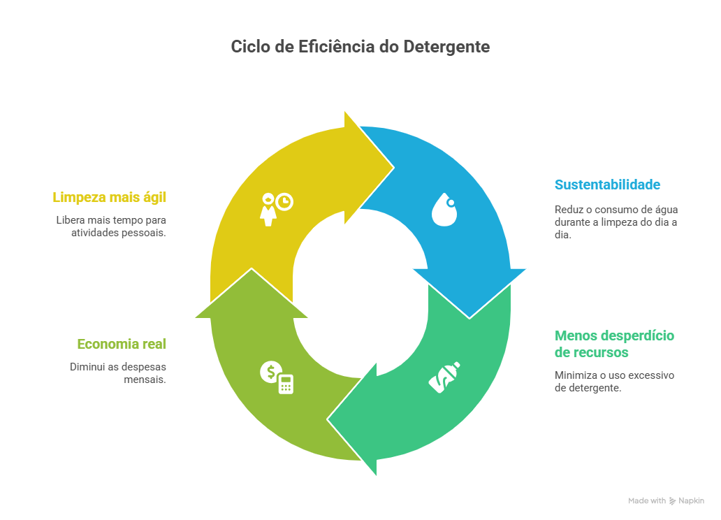 Essa é a verdade que precisa saber_ detergente com pouca espuma rende mais